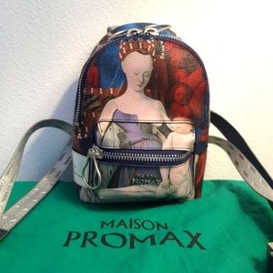 French brand Maison Promax printed backpack